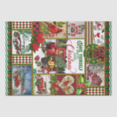 Gepersonaliseerde knelpunt, laat jezelf een groet  tissuepapier (Voorkant)