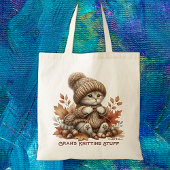 Gepersonaliseerde Knittin' Kittens Budget Canvas t Tote Bag