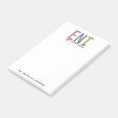 Gepersonaliseerde KNO-arts KNO-specialist Post-it® Notes (Schuin)