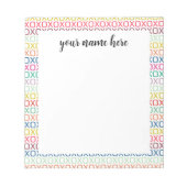 Gepersonaliseerde knuffels en kussen Notitieblok (Voorkant)