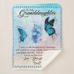 Gepersonaliseerde knuppel vlinder naar mijn kleind sherpa deken<br><div class="desc">persoonlijke vlooienvlinder naar mijn kleindochter, </div>