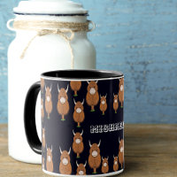 Gepersonaliseerde Koe met hoorns
