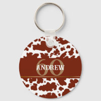 Gepersonaliseerde Koe Spots Print Boer Verjaardag