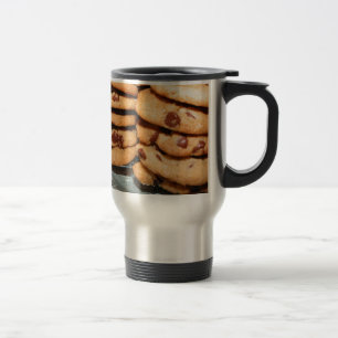 Gepersonaliseerde koekjes dessert chocoladestukjes reisbeker