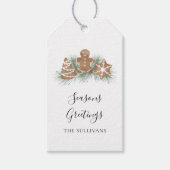 Gepersonaliseerde koekjes en koekjes cadeaulabel (Voorkant)