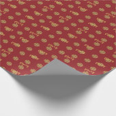 Gepersonaliseerde  Koekjes met de Bourgogne Cadeaupapier (Hoek)