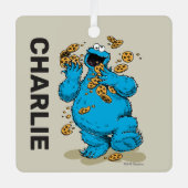 Gepersonaliseerde koekjesaaster Crazy Cookies Metalen Ornament (Voorkant)
