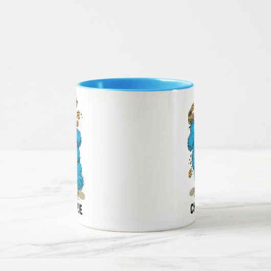 Gepersonaliseerde koekjesaaster Crazy Cookies Mok (Midden)