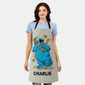 Gepersonaliseerde koekjesaaster Crazy Cookies Schort (Gedragen)