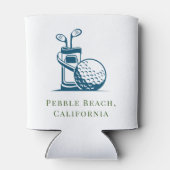 Gepersonaliseerde Koelbox | Bachelor Golf Par'T-sh Blikjeskoeler (Achterkant)