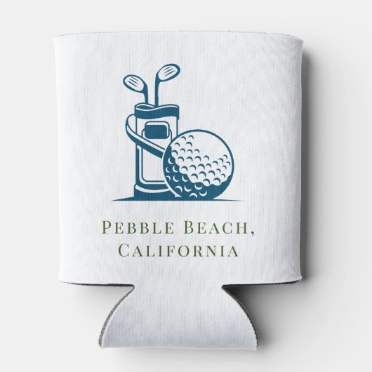 Gepersonaliseerde Koelbox | Bachelor Golf Par'T-sh Blikjeskoeler (Achterkant)