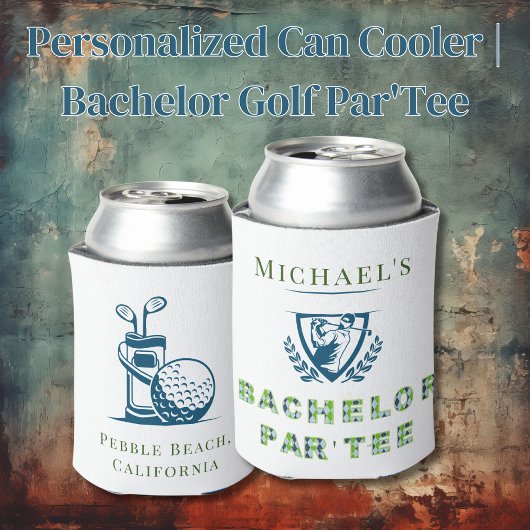 Gepersonaliseerde Koelbox | Bachelor Golf Par'T-sh Blikjeskoeler