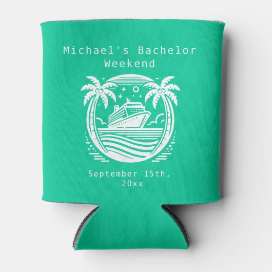 Gepersonaliseerde Koelbox | Cruise vrijgezellenfee Blikjeskoeler (Voorkant)