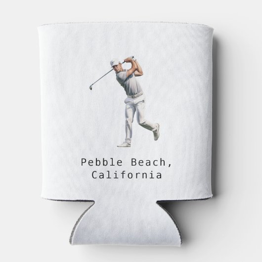 Gepersonaliseerde Koelbox | Golf vrijgezellenfeest Blikjeskoeler (Achterkant)