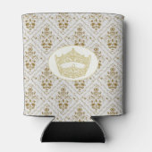 Gepersonaliseerde Koelbox Miss America Crown Blikjeskoeler (Achterkant)