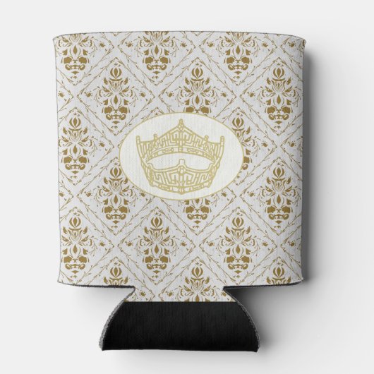 Gepersonaliseerde Koelbox Miss America Crown Blikjeskoeler (Achterkant)