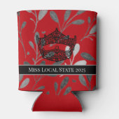 Gepersonaliseerde Koelbox Miss America Crown Blikjeskoeler (Achterkant)