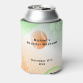Gepersonaliseerde Koelbox | Tennis Vrijgezellenwee Blikjeskoeler (Blikje Achterkant)