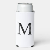 Gepersonaliseerde Koelbox van het Monogram en van Seltzer Blikjeskoeler (Seltzer Voorkant)