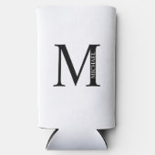 Gepersonaliseerde Koelbox van het Monogram en van  Seltzer Blikjeskoeler (Voorkant)