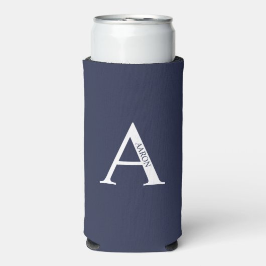 Gepersonaliseerde Koelbox van het Monogram en van Seltzer Blikjeskoeler (Seltzer Voorkant)
