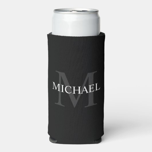 Gepersonaliseerde Koelbox van het Monogram en van Seltzer Blikjeskoeler (Seltzer Voorkant)