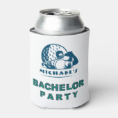 Gepersonaliseerde Koelbox | Vrijgezellengolffeest Blikjeskoeler (Blikje Voorkant)