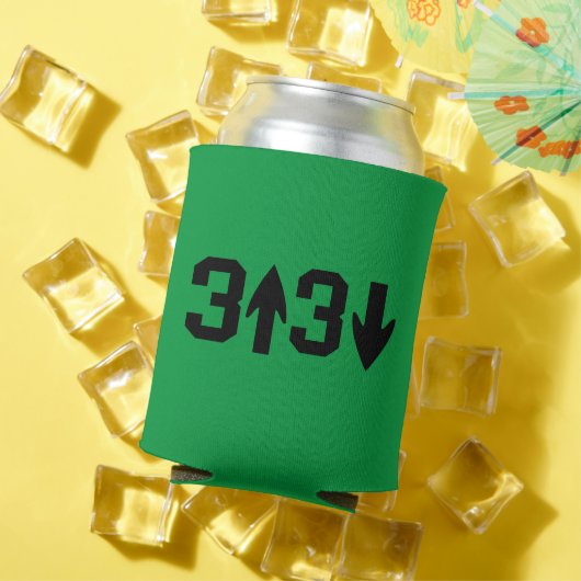 Gepersonaliseerde Koelboxxen - 3 Up 3 Down Honkbal Blikjeskoeler (Insitu Zomer)