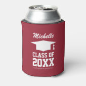 Gepersonaliseerde koelboxxen voor 2024 afstudeerfe blikjeskoeler (Blikje Achterkant)