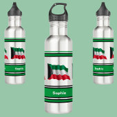 Gepersonaliseerde Koeweitse vlag terug naar school Waterfles