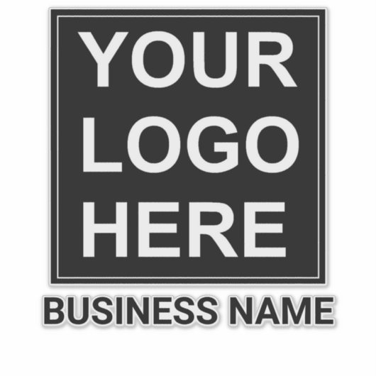 Gepersonaliseerde koffer Logo & naam | waterdicht Sticker (Voorkant)