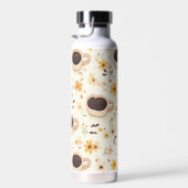 Gepersonaliseerde Koffie & Bloemen Waterfles (Rechts)