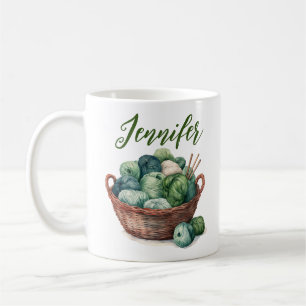 Gepersonaliseerde koffie brei garen breister cadea koffiemok