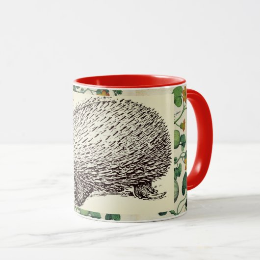GEPERSONALISEERDE KOFFIE CUP MET HEDGEHOG MOK (Voorkant rechts)