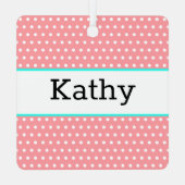 Gepersonaliseerde koffie en een goed boek metalen ornament (Achterkant)