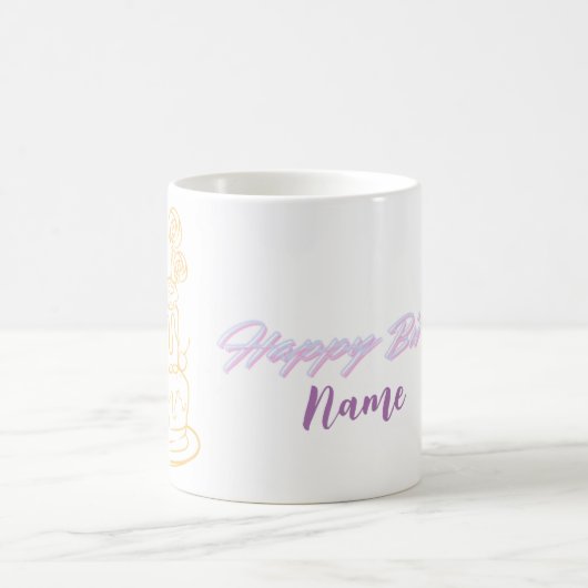 Gepersonaliseerde koffie mok (Center)