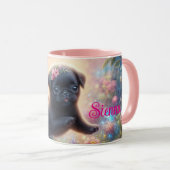 Gepersonaliseerde koffie Mok – aangepaste naam of (Voorkant rechts)