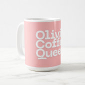 Gepersonaliseerde Koffie Mok – Custom Name Gift (Voorkant links)
