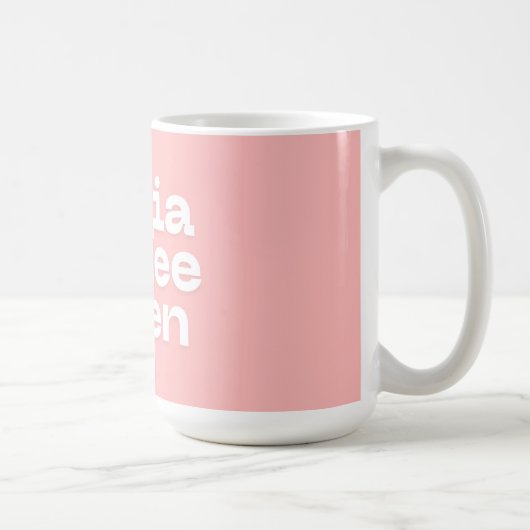 Gepersonaliseerde Koffie Mok – Custom Name Gift (Rechts)
