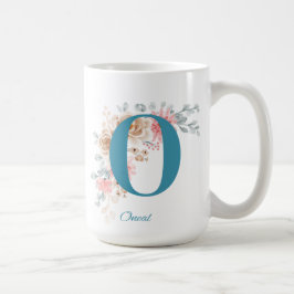 Gepersonaliseerde koffie Mok Letter O