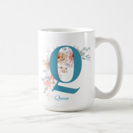 Gepersonaliseerde koffie Mok letter Q
