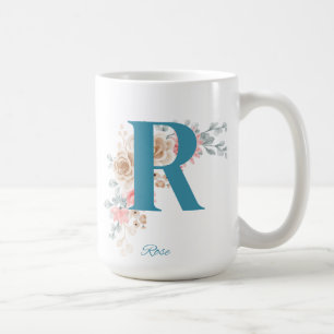 Gepersonaliseerde koffie Mok letter R