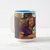 Gepersonaliseerde koffie-mok, twee tonnen, 15 oz tweekleurige koffiemok (Voorkant links)