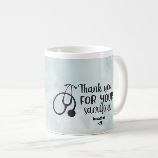 Gepersonaliseerde koffie-Mok voor mannelijke verpl Koffiemok (Voorkant rechts)