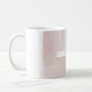 Gepersonaliseerde koffie mok waterverf