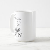 Gepersonaliseerde Koffiebeker, Cadeau voor Verplee Koffiemok (Voorkant links)
