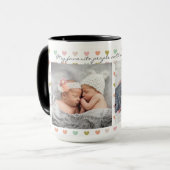 Gepersonaliseerde koffiebeker voor grootouders mok (Voorkant links)