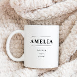 Gepersonaliseerde Koffiebestelling, Aangepaste dri Koffiemok<br><div class="desc">Laat het precies maken zoals u het wilt met deze gepersonaliseerde Coffee order mok. Voeg naam drink van keuze en wat je wilt toegevoegd. Ook een perfect cadeau voor een collega. Beide partijen hebben een tekst. Pas alle tekst aan!</div>