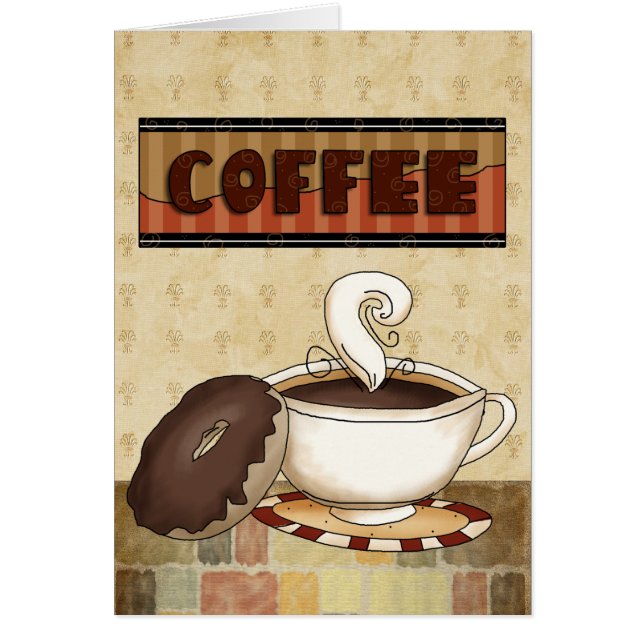gepersonaliseerde koffiekaart (Voorkant)