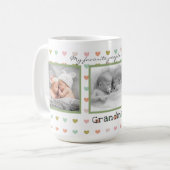 Gepersonaliseerde koffiemok voor grootmoeders (Voorkant links)